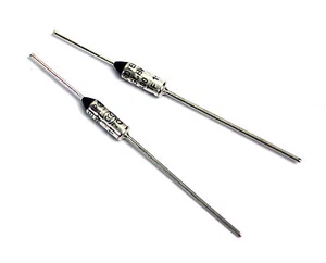50pc Microtemp Thermal Cutoffs Fuse G4A00 117℃ 117C 117 10A 250V EMERSON USA - Picture 1 of 2