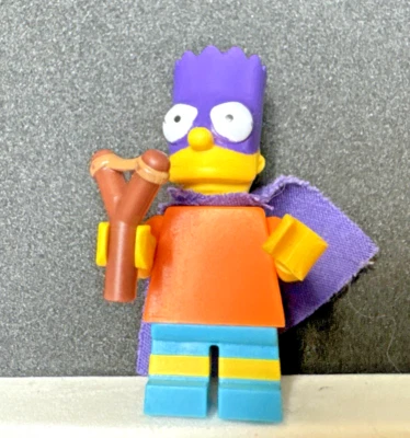 ⭐🦄 LEGO Simpsons Series 2 Minifigures 71009 Bartman  Hero Cape & Mask! 🆓📦 - Image 1 of 3