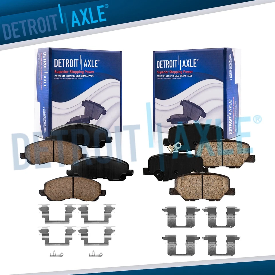 Front & Rear Ceramic Brake Pads Kit for 2013-2017 Mitsubishi Outlander Sport RVR - Image 1 of 4