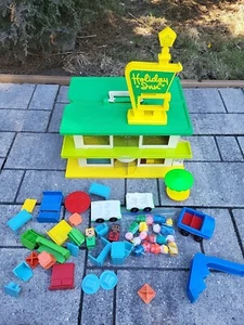 Vintage Fisher Price Holiday Inn Playset - Picture 1 of 24