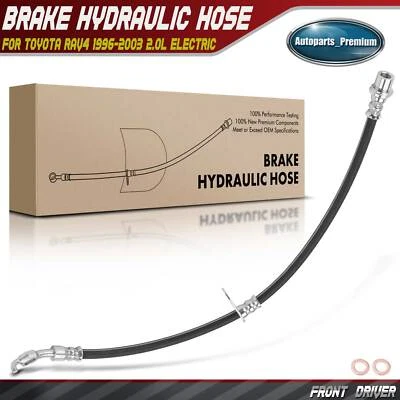 Manguera hidráulica de freno de conductor delantero izquierdo para Toyota RAV4 1996-2003 2,0 L eléctrica Foto 1 de 4