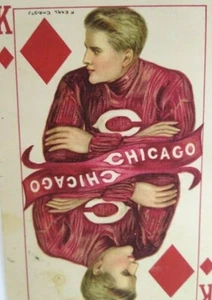 Chicago Maroons Football Postcard Earl Christy 1909 Raphael Tuck College Kings - Picture 1 of 7
