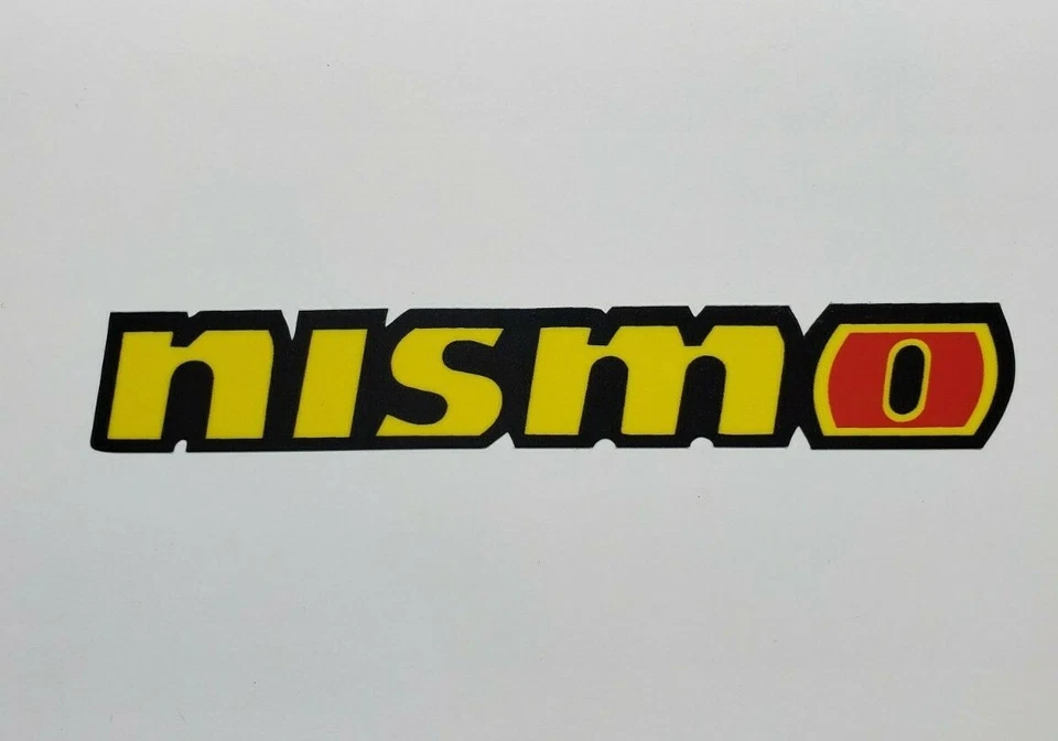 Calcomanía adhesiva para vinilo Nismo rojo negro amarillo para gtr 240sx nissan 350z 370z Foto 1 de 1