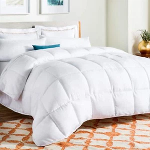 LINENSPA White Comforter and Duvet Insert Bedding Oversized King - Picture 1 of 6
