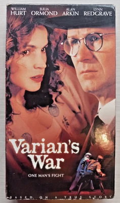 VARIAN'S WAR VHS VIDEO MOVIE, WILLIAM HURT, JULIA ORMOND, BASED ON TRUE STORY - Image 1 of 4
