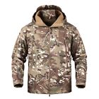 Mens Waterproof Tactical Soft Shell Jacket Army Military Casual Coat Hooded