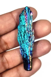 51.80 Cts Natural Titanium Kyanite Astrology Rough Necklace Supply 58X15X7 MM - Picture 1 of 8