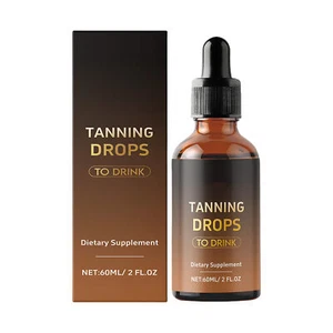 Sunless Tanning Drops To Drink, Drinkable Sunless Tanning Drops, Oral Drink 60ml - Foto 1 di 12