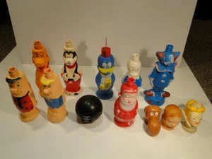 Vintage Soaky Collection - Bozo, Fred Flintstone, Santa, Barney, Pluto ++ - Picture 1 of 10