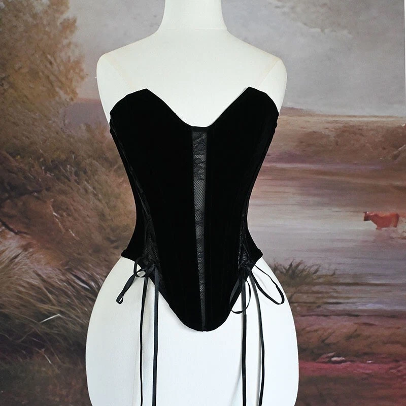 Renaissance Corset  for Women Victorian  Overbust Retro Strapless Bustier Corset - Image 1 of 4