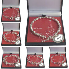 Christmas Bracelets, Xmas Gifts for Daughter, Mum, Friend, Nanny, Sister, Auntie