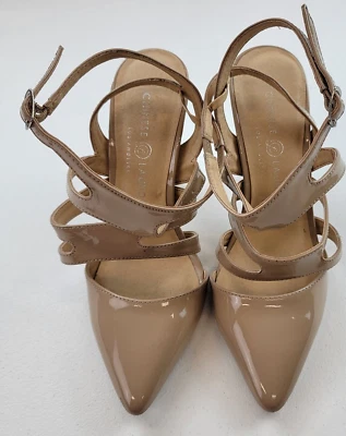 Chinese Laundry Women's 7M High Heel Pointy Toe Stiletto Dress Sandals Beige - Image 1 of 4