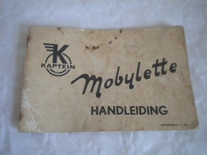 Oldtimer Moped Handbuch Betriebsanleitung Mobylette Kaptein Handling Dutch - Bild 1 von 5