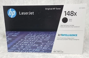 HP 148X Black High Yield Toner Cartridge (W1480X) - Genuine / New Sealed - Picture 1 of 3
