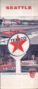 1960 Texaco Road Map: Seattle NOS - Picture 1 of 1
