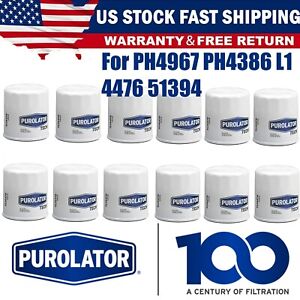 For PH4967 PH4386 L14476 51394, Pack of 12 Close Out!!! RK4476 Oil Filter