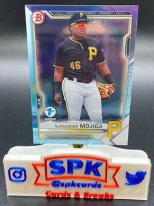 Bowman Draft 2021 1a edizione ALEXANDER MOJICA SKY BLUE FOIL PIRATES BD-75 - Foto 1 di 1
