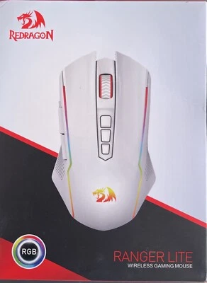 Redragon RANGER Lite Gaming Mouse 2.4G Wireless/Wired M910-WS 8000DPI New Open B - Image 1 of 4
