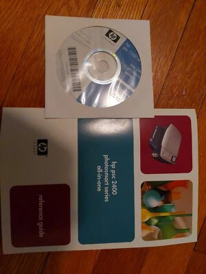 hp psc 1300 series 2400 photosmart series officejet REFERENCE BOOK &SOFTWAREDISC - Image 1 of 3