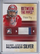  2010-11 Between The Pipes Numbers Silver #M74 Patrick Roy PATCH /3* - MONTREAL
