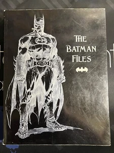 THE BATMAN FILES SOFTCOVER BOOK MATTHEW K MANNING 308 PAGES GOOD TO POOR USED - Picture 1 of 12