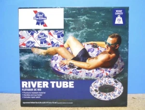Pabst Blue Ribbon pool float River float Tube Inflatable tube pbr summer float - Picture 1 of 4