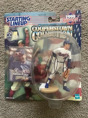NOLAN RYAN signed Texas Rangers Starting Lineup 1999 Cooperstown  SLU - Image 1 of 2