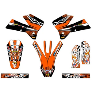 2005-2006 SX MAYHEM Orange Senge Graphics Kit Compatible with KTM - Foto 1 di 10