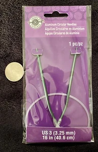 Loops & Threads - Aluminum Circular Knitting Needles - US 3 (3.25 mm) - Picture 1 of 3