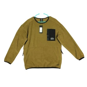 NWT Oakley Enhance FGL1.0 Micro Fleece Shirt Mens Medium Olive Outdoors Hiking - Picture 1 of 16