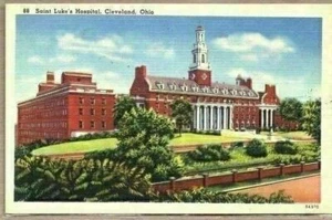 Saint Luke's Hospital Cleveland,Ohio 1939 Linen Postcard - Picture 1 of 1