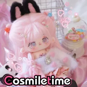 No attribute Monster Mei Chu 25cm Pink Cute Plush Doll Stuffed Anime Plushie Toy - Picture 1 of 3