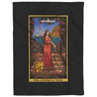 The Goddess Circe The Magician Tarot Card Greek Mythology Blanket (80" x 60")