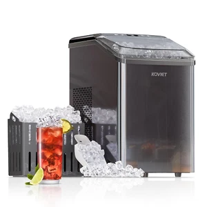 Nugget Ice Makers Countertop, Soft Pebble Ice Machine, Chewable Crushed Pellet I - Picture 1 of 7