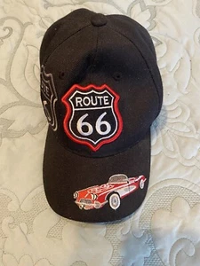 Cappello Berretto Route 66 Nero - Foto 1 di 4