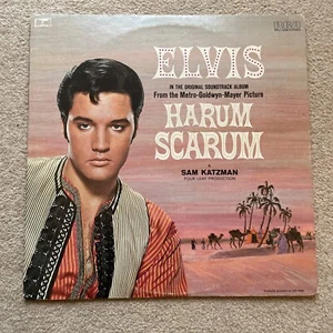 ELVIS PRESLEY 'HARUM SCARUM' US pressing Vinyl LP - RCA APL1-2558 - PLAYS WELL - Picture 1 of 8