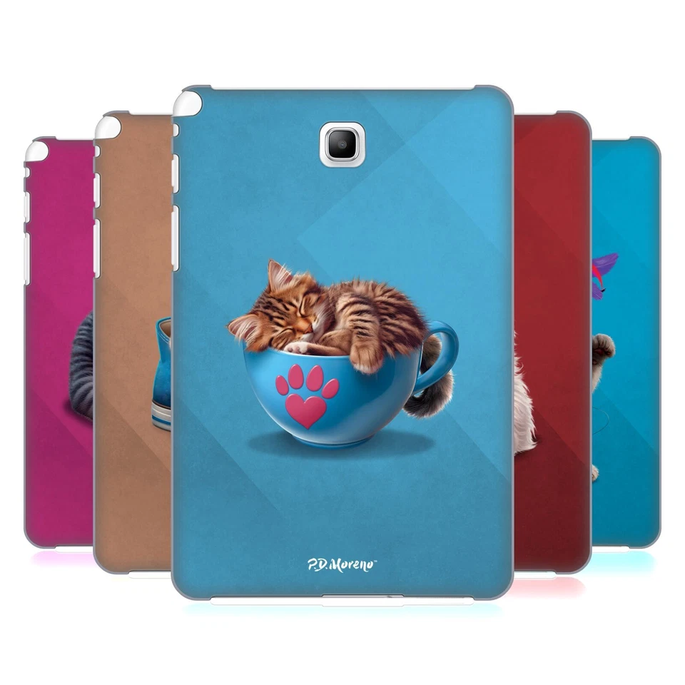 OFFICIAL P.D. MORENO PLAY CAT ARTWORK HARD BACK CASE FOR SAMSUNG TABLETS 1 - Image 1 of 4