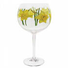 Ginology - Floral Daffodil Copa Cocktail Clear Glass