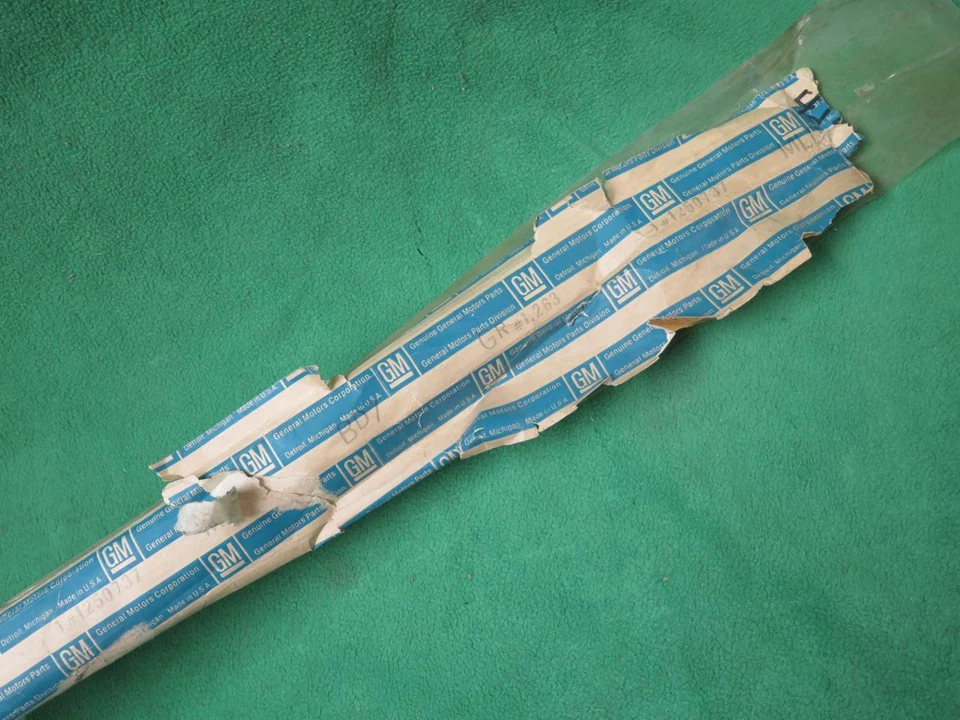 1250737 GM NOS FR HEADER PANEL CENTER GRILLE MOULDING 76-77 BUICK CENTURY REGAL Foto 1 de 1