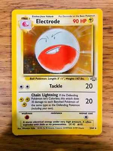 NEAR MINT! Electrode (2/64) Holo Jungle Set Pokemon Card! FAST & FREE P&P! - Picture 1 of 2