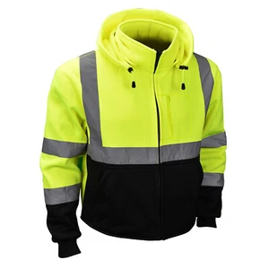Sudadera verde con capucha con cremallera forro (se adapta a RW32)-Radians SJ32-3ZGS - Imagen 1 de 3