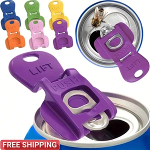 12pcs Colorful Beverage Can Opener & Protector Sleeves for Soda, Beer, Cola - Picture 1 of 75