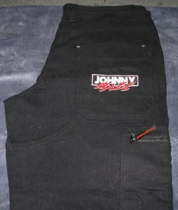 Johnny Blaze Herren Jeans schwarz Baggy Large Größe 38 Schrittlänge 33 Länge 44 ohne Etikett - Bild 1 von 7