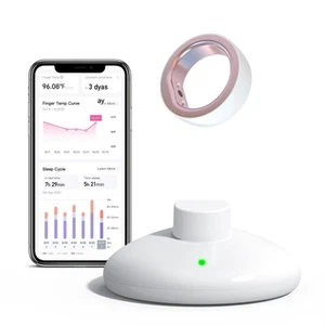 Ring for Fertility and Ovulation Monitor Tracking - Size First with Sizing Ki... - Picture 1 of 9