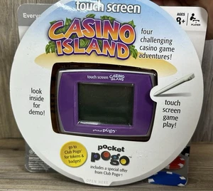 Touch Screen Casino Island Pocket Pogo NIP Black Jack Turbo 21 Five Card Draw - Picture 1 of 3