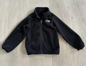 The North Face Kids Toddler Baby Full Zip Up Fleece Jacket Black 3T/ 3B - Picture 1 of 13
