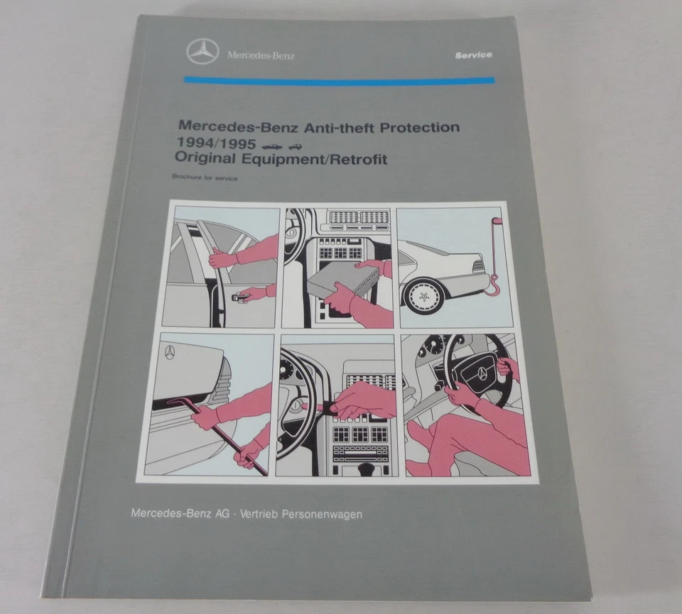 Officina Manuale Mercedes Benz Anti-theft Protezione 140, 129, 202, 124 Da 1994 - Immagine 1 di 1