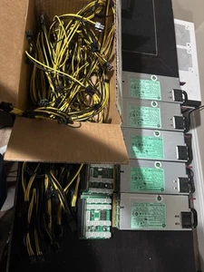 5x HP DPs-1200SB-A, 2x Breakout Boards, viele Kabel - Bild 1 von 6