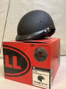 Casco Bell Pit Boss DOT Hombre Mujer Motocicleta Bicicleta de Calle Harley Retro Clásico - Imagen 1 de 4