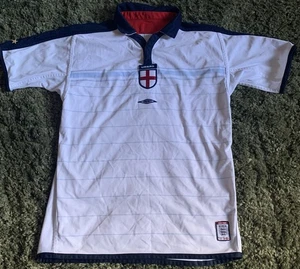 Official Umbro England Football Shirt 2003-2005 Youth LB Reversible. - Picture 1 of 8